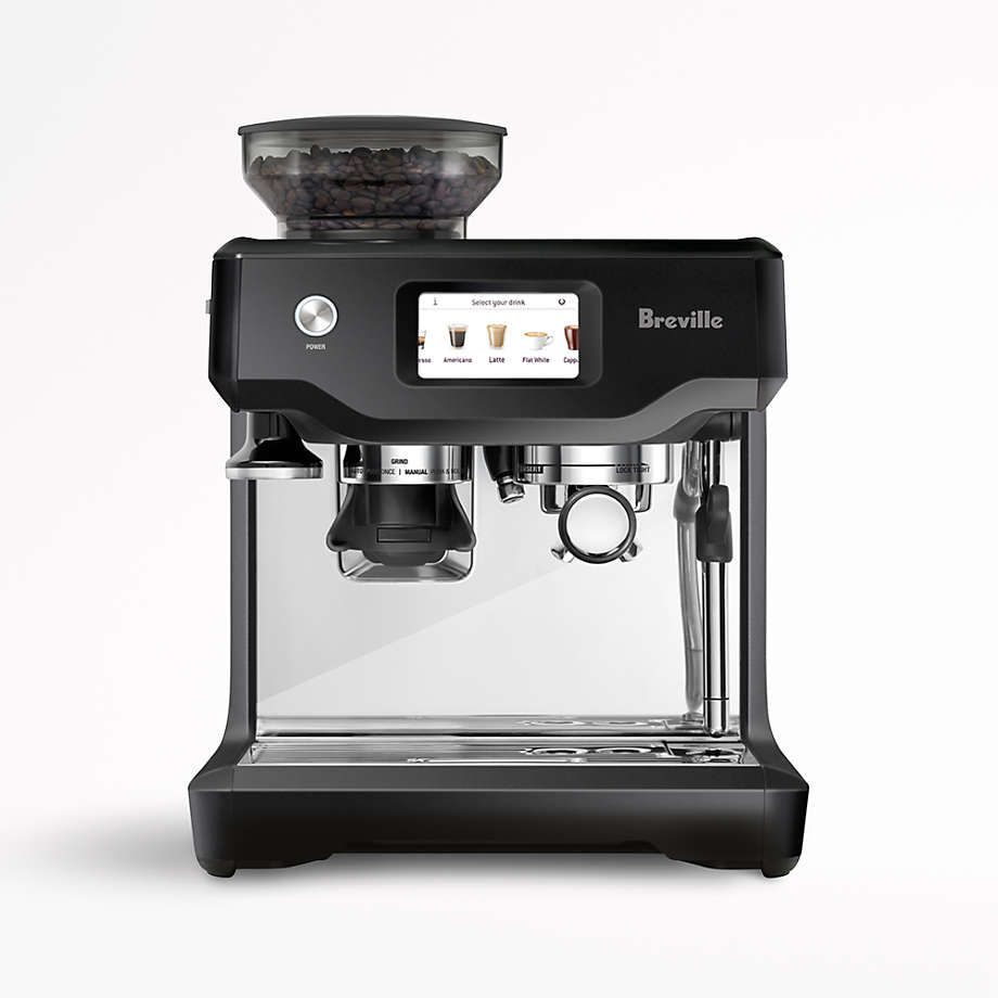 Breville Barista Touch Black Truffle Espresso Machine Maker + Reviews | Crate & Barrel