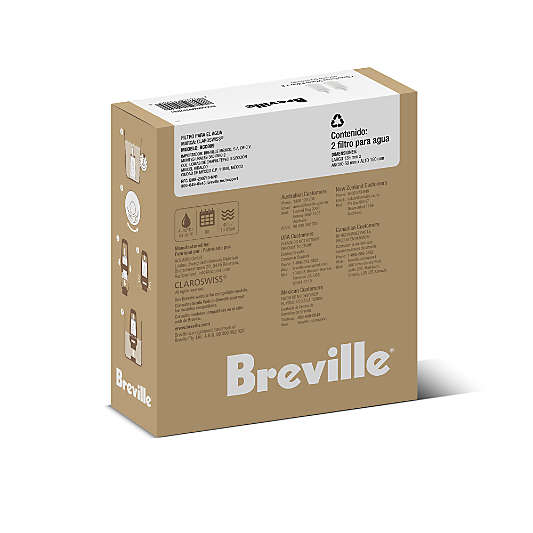 Breville ® ClaroSwiss Water Filter, Pack of 2