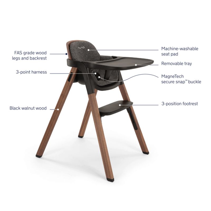 Nuna BRYN Sanderson Baby High Chair + Newborn Rocker - image 5 of 7