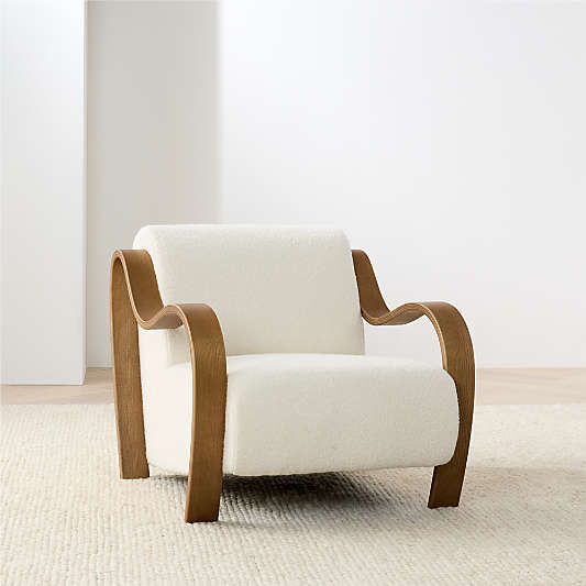 Bisou Wood Accent Chair