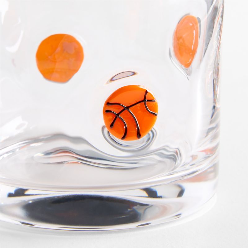 Basketball Icon 15-Oz. Double Old-Fashioned Glass - image 2 of 3