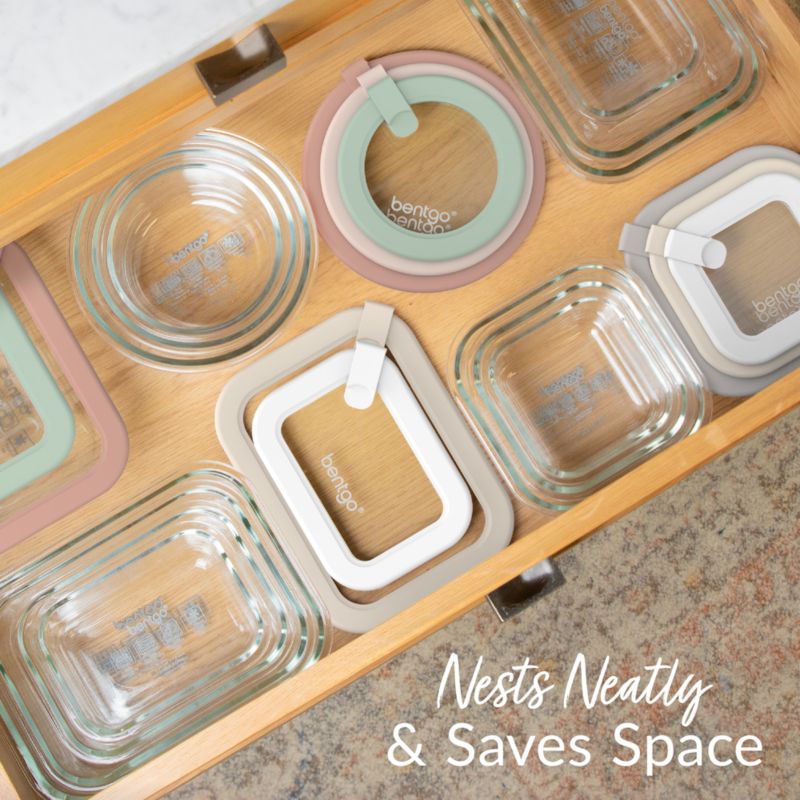 Bentgo Signature 12-Piece Desert Sage Multi-color Glass Food Storage Set - image 4 of 6