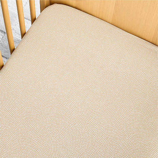 Batik Desert 100% Organic Cotton Baby Crib Fitted Sheet by Leanne Ford