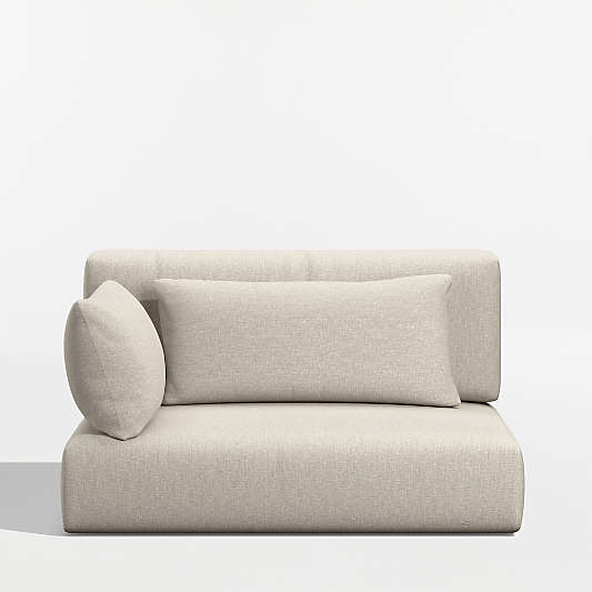 Replacement Batten Canvas Flax Sunbrella ® Outdoor Sectional Chair Cushion