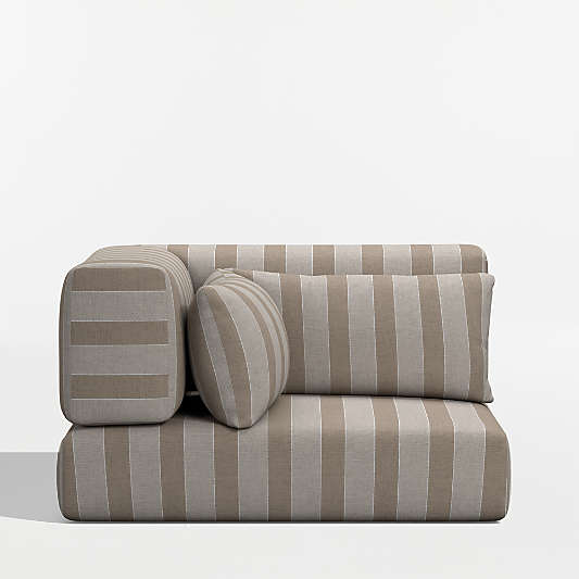 Replacement Batten Range Dune Stripe Sunbrella ® Outdoor Sectional Corner Cushion
