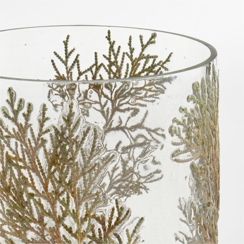 Botanical Glass Hurricane, Small 5" - image 4 of 5
