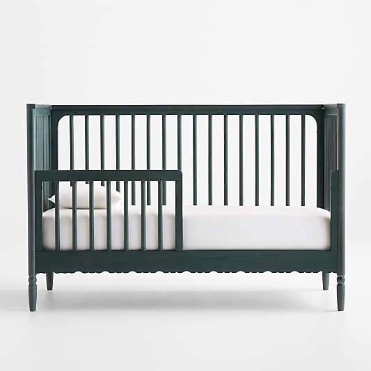 Beatrix Dyed Balsam Green Wood Toddler Bed Rail