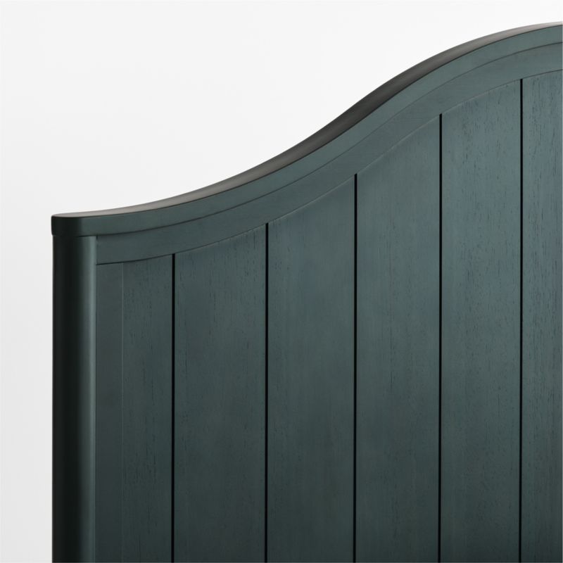 Beatrix Dyed Balsam Green Wood Kids Full Bed - image 4 of 9