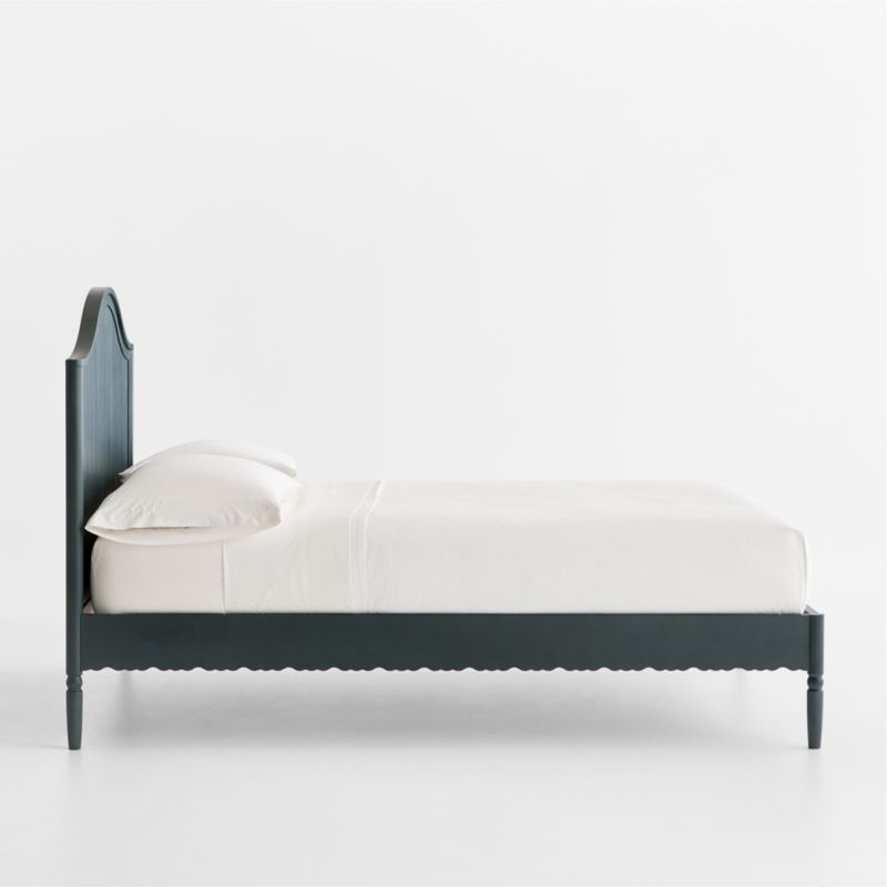 Beatrix Dyed Balsam Green Wood Kids Full Bed - image 3 of 9