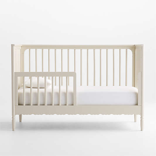 Beatrix Linen Wood Toddler Bed Rail