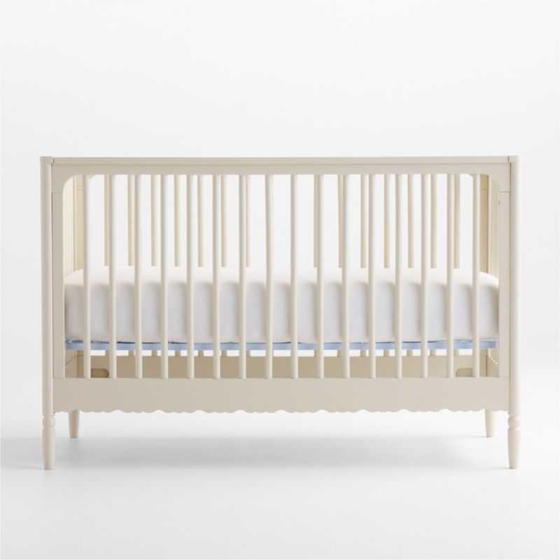 Beatrix Linen Wood Convertible Crib - image 3 of 6
