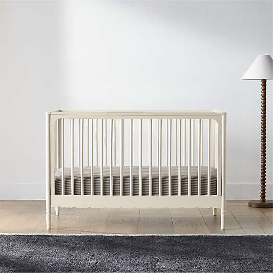 Beatrix Linen Wood Convertible Crib