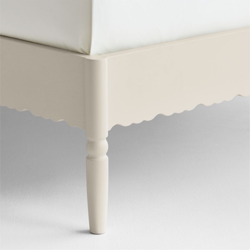Beatrix Linen Wood Kids Full Bed - image 5 of 9