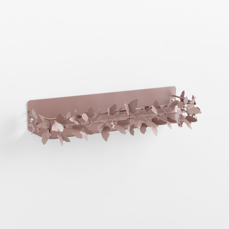 Butterfly Purple Kids 20" Wall Shelf - image 1 of 3