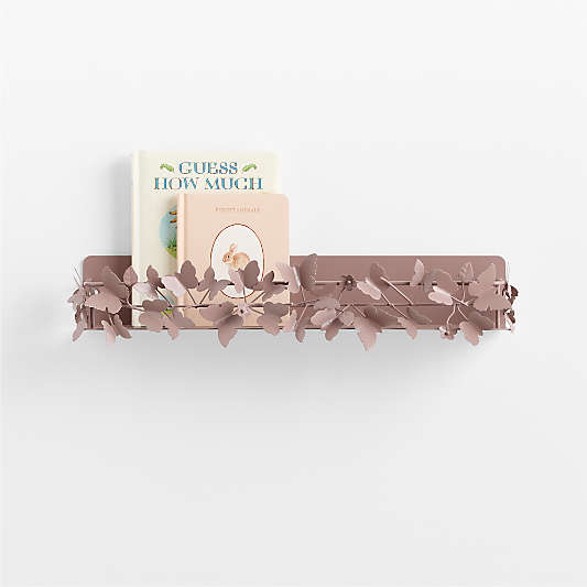 Butterfly Purple Kids 20" Wall Shelf