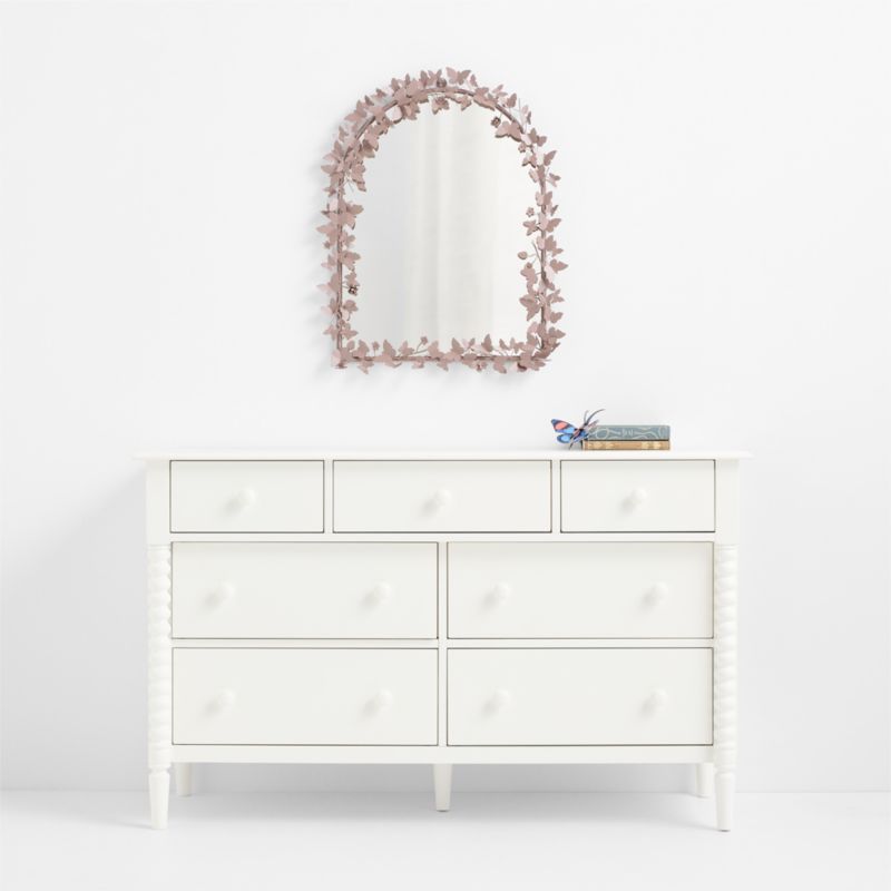 Butterfly Purple Arch Mirror - image 1 of 3