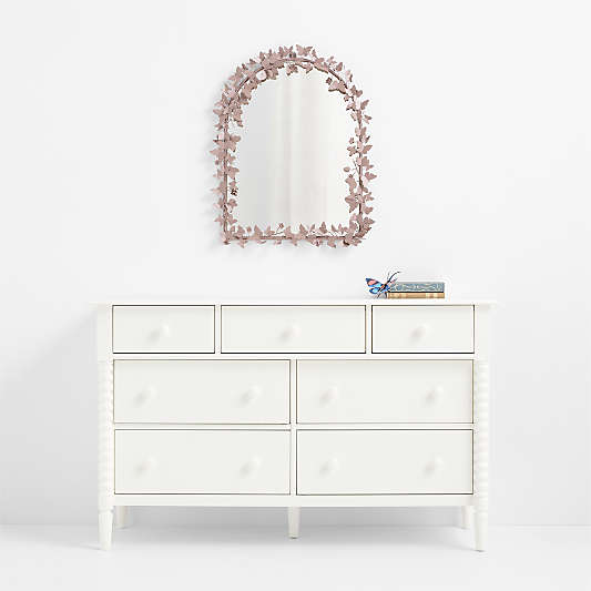 Butterfly Purple Arch Mirror