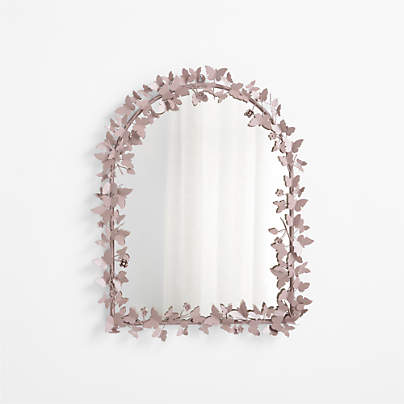 Butterfly Purple Arch Mirror