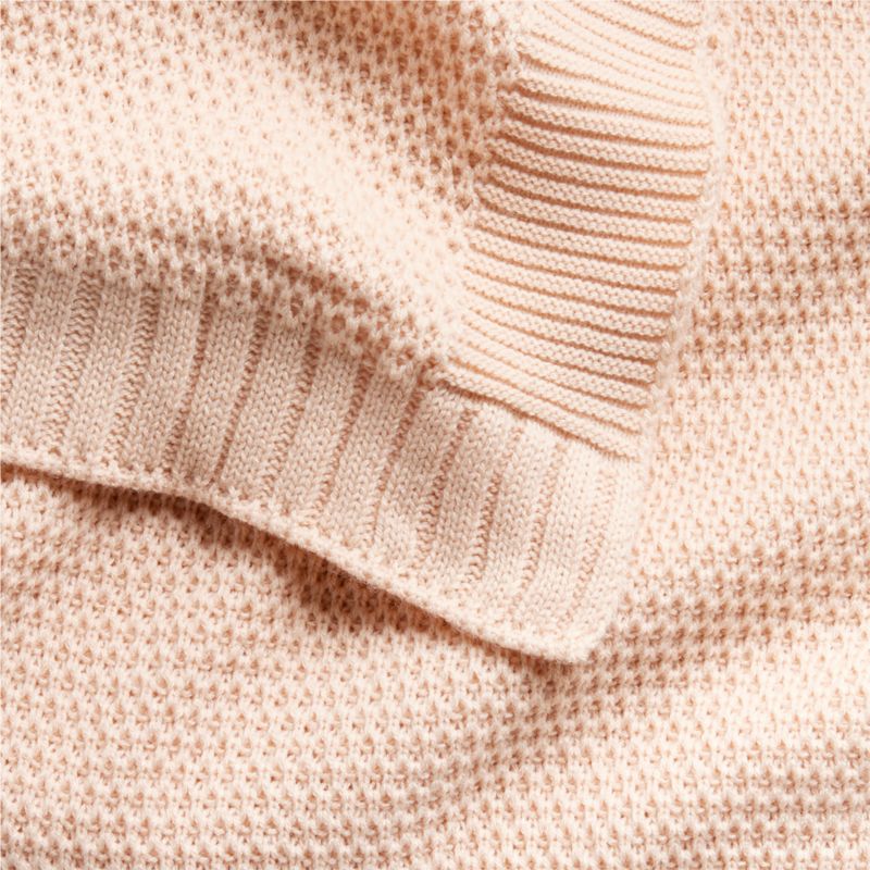 Bubble Knit Elegant Pink Kids Bed Blanket - image 6 of 8