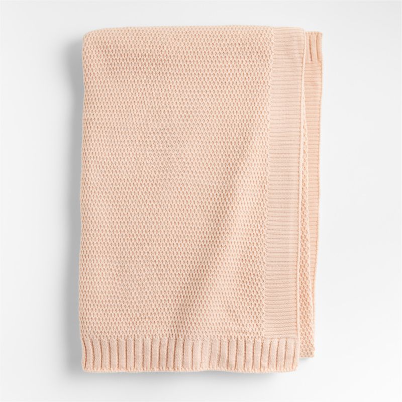 Bubble Knit Elegant Pink Kids Bed Blanket - image 0 of 8