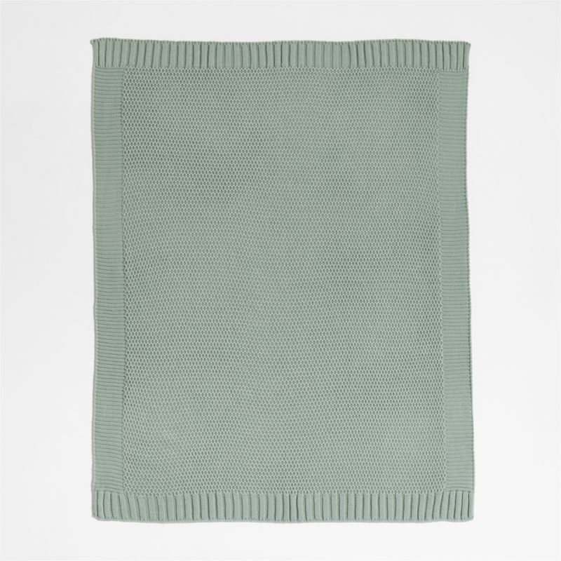 Bubble Knit Verte Green Baby Stroller Blanket - image 10 of 12