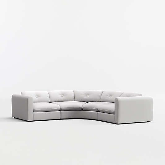 Bucktown Modular 3-Piece L-Shaped Wedge Sectional Sofa