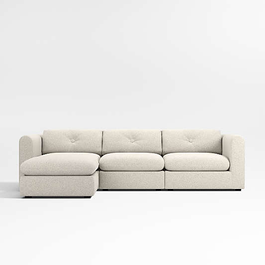 Bucktown Modular 4-Piece Sectional Sofa with Ottoman