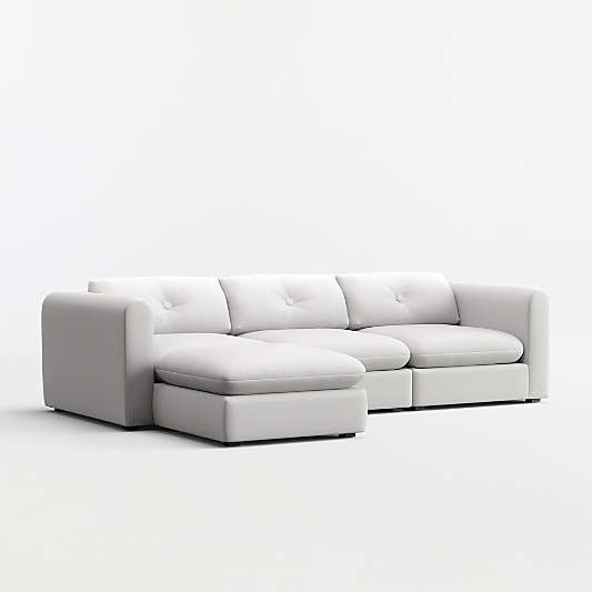 Bucktown Modular 4-Piece Sectional Sofa with Ottoman