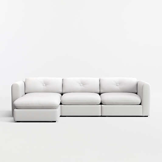 Bucktown Modular 4-Piece Sectional Sofa with Ottoman