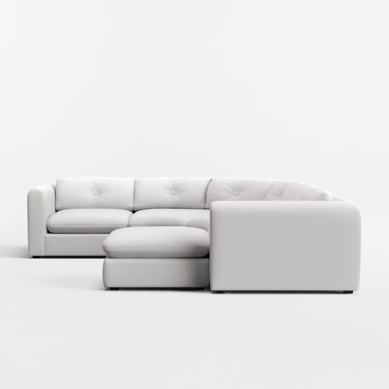 Bucktown Modular 5-Piece L-Shaped Wedge Sectional Sofa with Ottoman - image 4 of 11