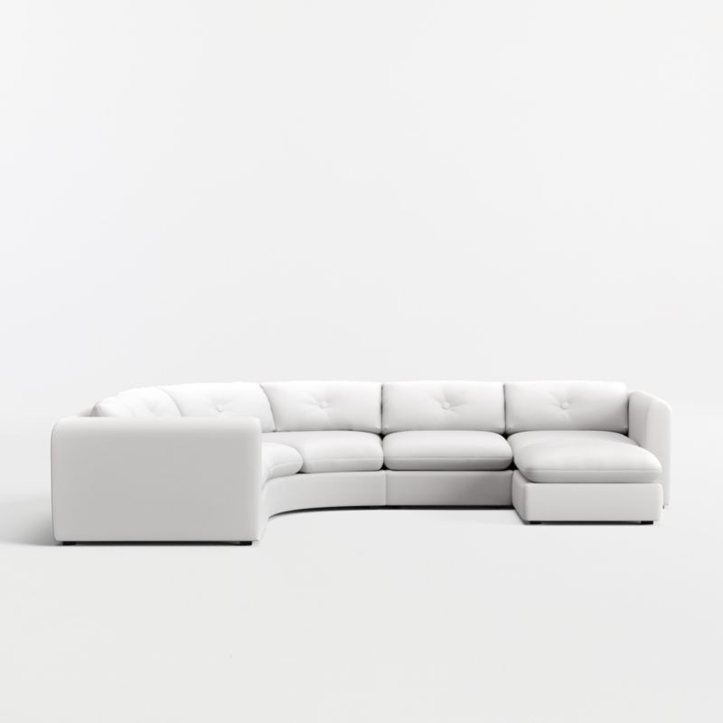 Bucktown Modular 5-Piece L-Shaped Wedge Sectional Sofa with Ottoman - image 3 of 11