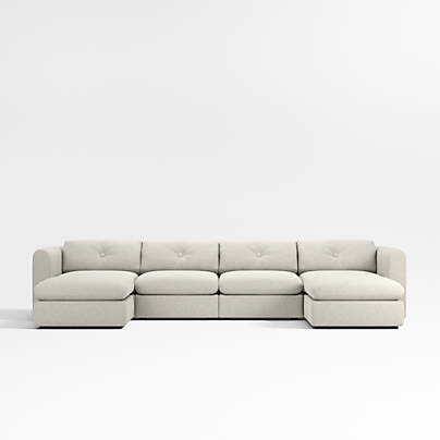 Bucktown Modular 6-Piece Sectional Sofa with Ottoman