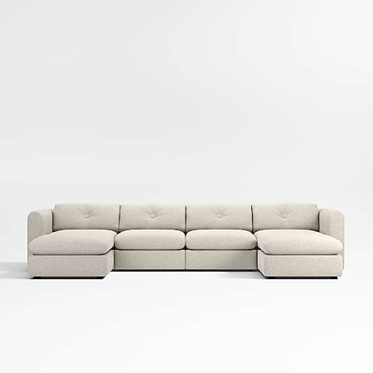 Bucktown Modular 6-Piece Sectional Sofa with Ottoman