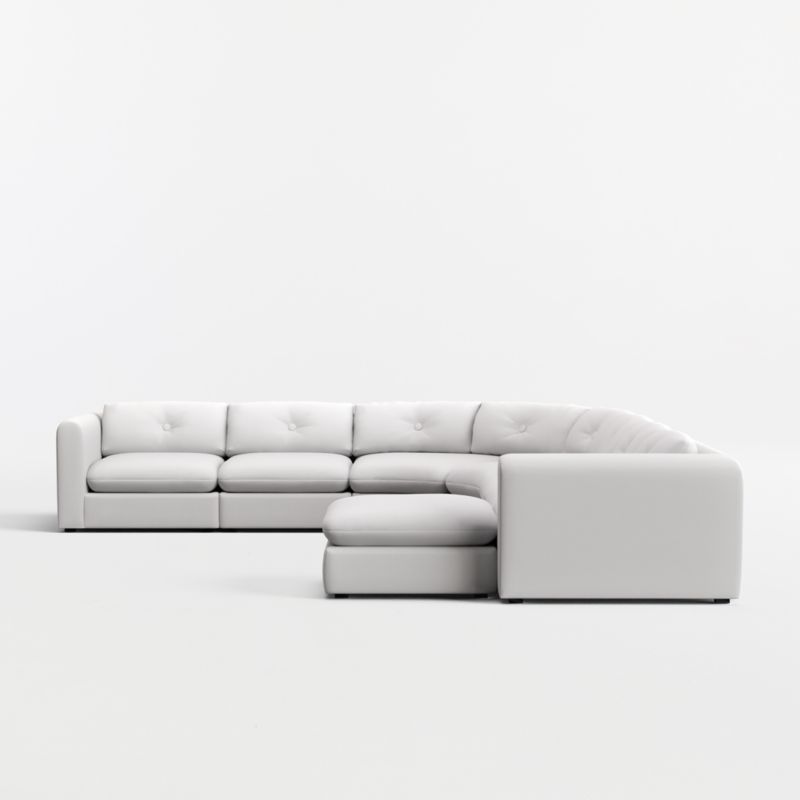 Bucktown Modular 7-Piece L-Shaped Wedge Sectional Sofa with Ottoman - image 4 of 11