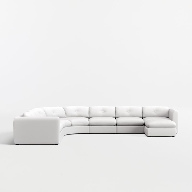 Bucktown Modular 7-Piece L-Shaped Wedge Sectional Sofa with Ottoman - image 3 of 11