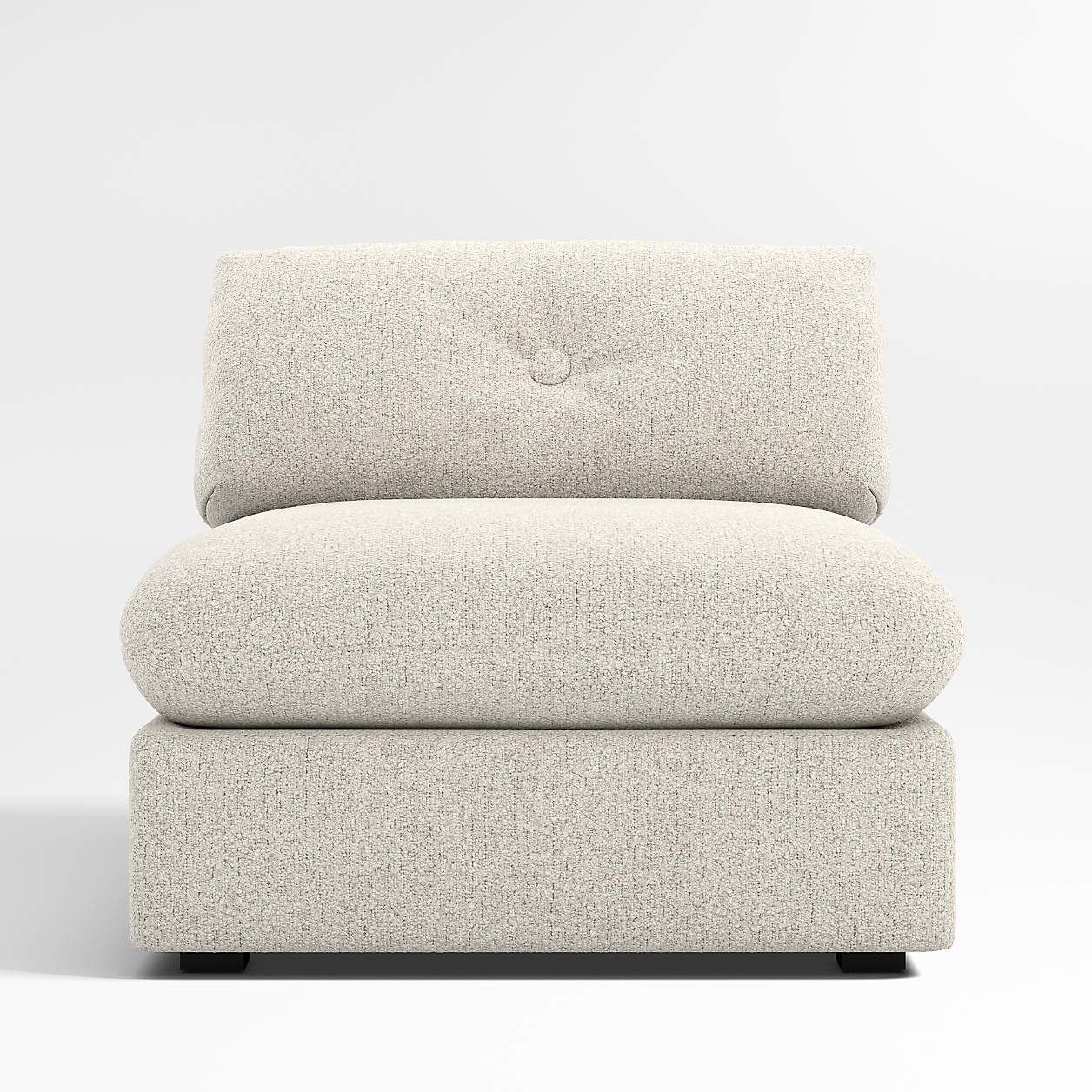 Bucktown Armless Chair Sectional Piece Crate & Barrel