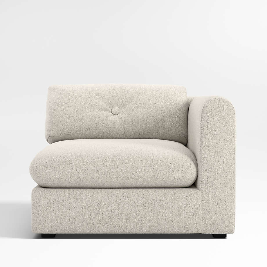 Bucktown Right-Arm Chair Sectional Piece | Crate & Barrel