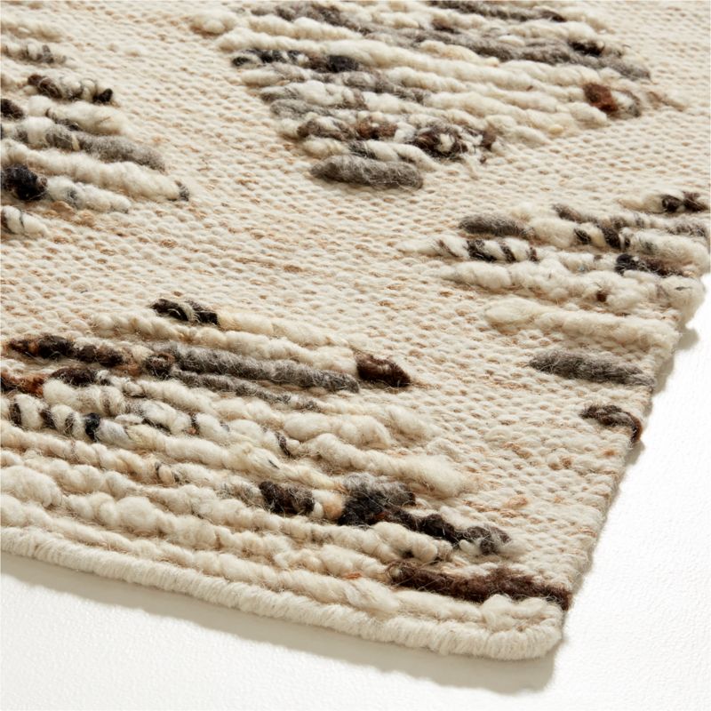 Budapest Wool and Jute Handwoven Charcoal Grey Rug Swatch 12"x18" - image 4 of 5