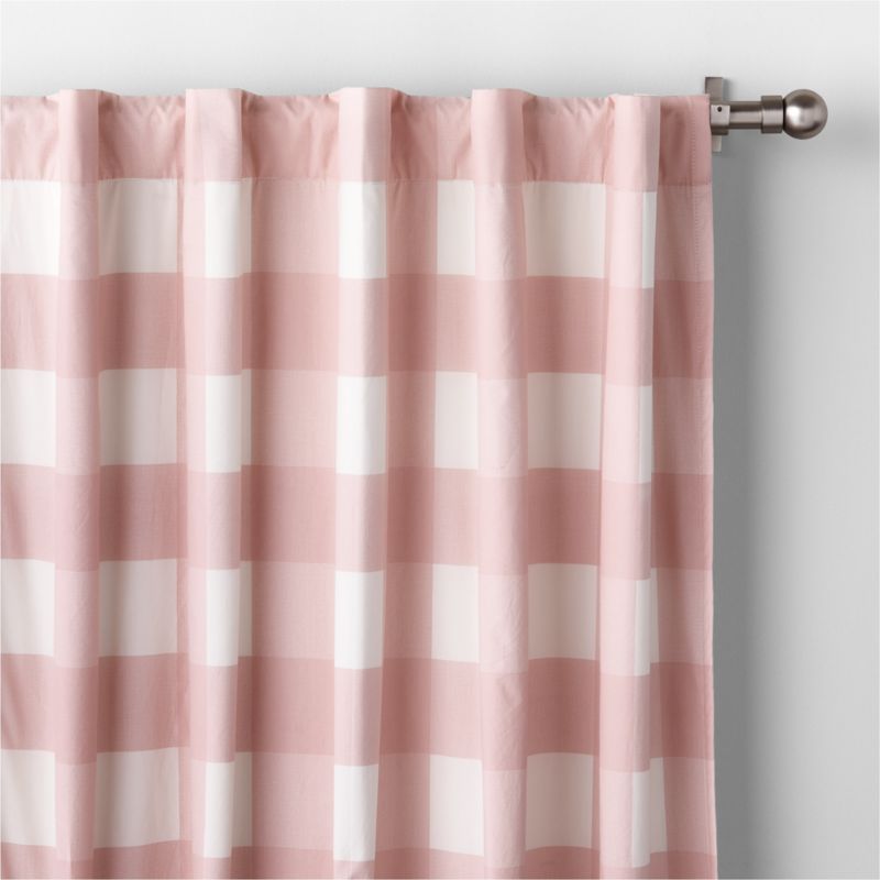 Buffalo Check Cotton Blackout Window Curtain Panel 44"x63