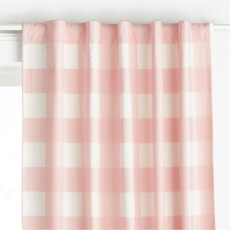 Buffalo Check Cotton Blackout Window Curtain Panel 44"x63