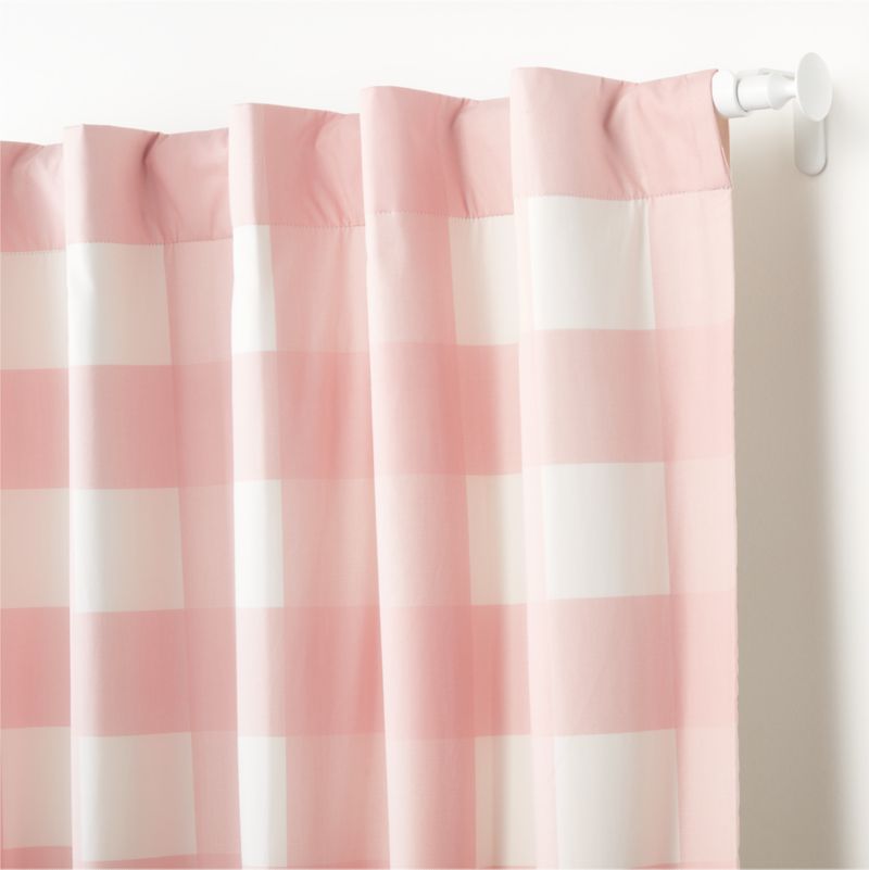 Buffalo Check Cotton Blackout Window Curtain Panel 44"x63