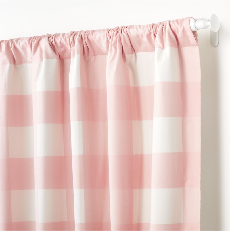 Buffalo Check Cotton Blackout Window Curtain Panel 44"x63