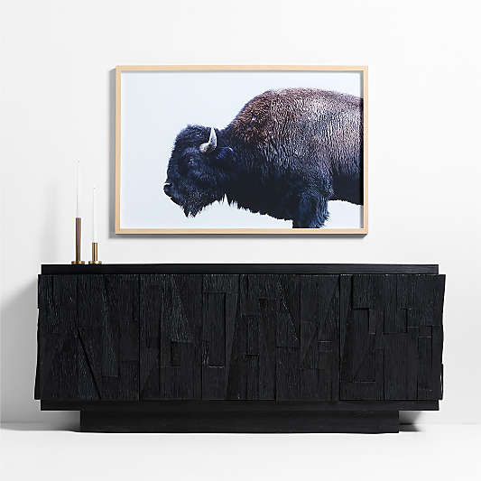 "Buffalo" by Jennifer MaHarry 51"x34" Framed Photography Print