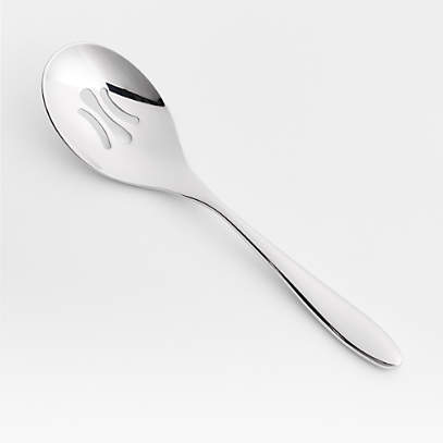 Buffet Slotted Spoon + Reviews | Crate & Barrel