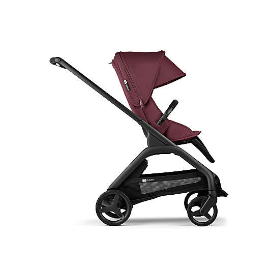 Bugaboo Dragonfly Seat Complete Dark Cherry Red with Black Frame Baby Stroller
