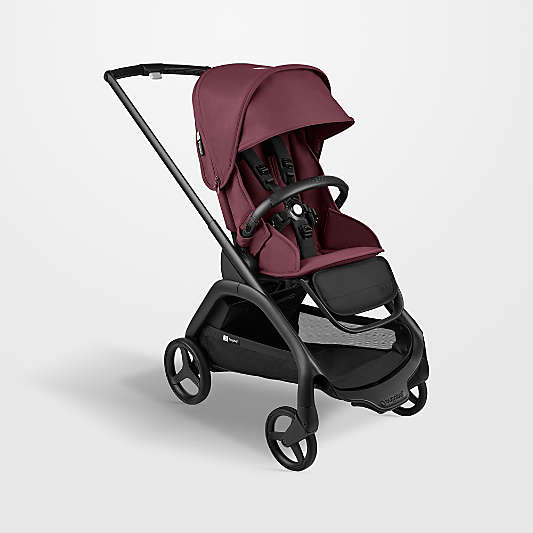 Bugaboo Dragonfly Seat Complete Dark Cherry Red with Black Frame Baby Stroller