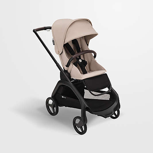 Bugaboo Dragonfly Seat Complete Desert Taupe with Black Frame Baby Stroller