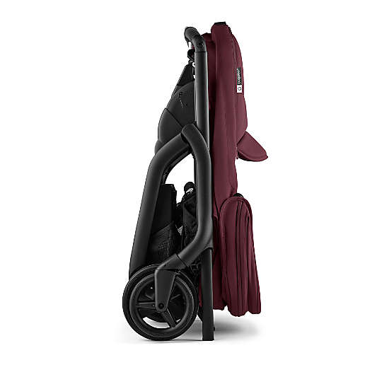 Bugaboo Dragonfly Seat & Bassinet Complete Dark Cherry Red with Black Frame Baby Stroller
