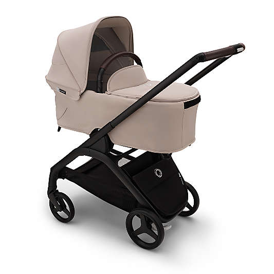 Bugaboo Dragonfly Seat & Bassinet Complete Desert Taupe with Black Frame Baby Stroller