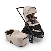 Bugaboo Dragonfly Seat & Bassinet Complete Dark Cherry Red with Black Frame Baby Stroller